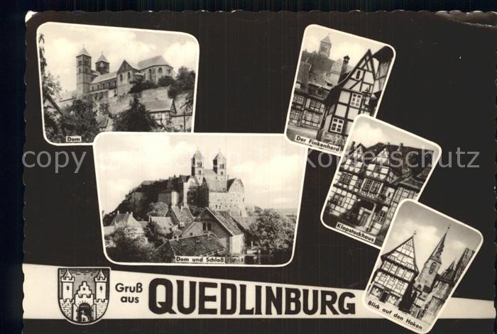 Quedlinburg Harz Dom Schloss Klopstockhaus