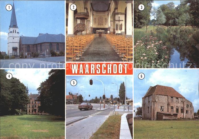 Waarschoot Kerk Binnenzicht Natuurdomein Het Leen