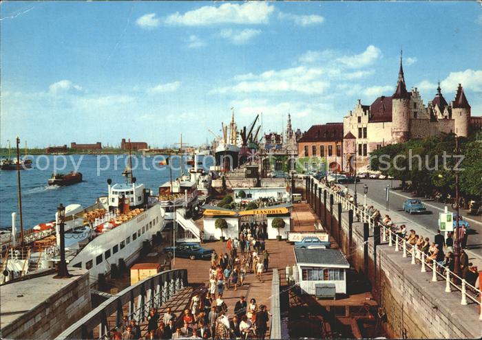 Antwerpen Anvers Landungsplatz Schelde het Steen