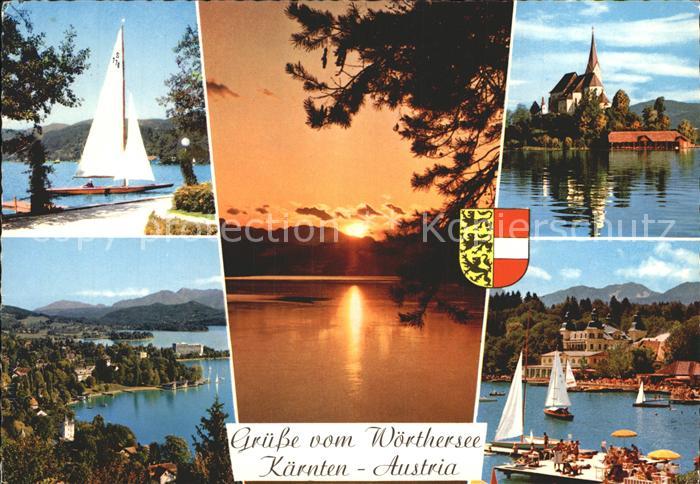 Maria Woerth Woerthersee Velden Segelboot Kirche
