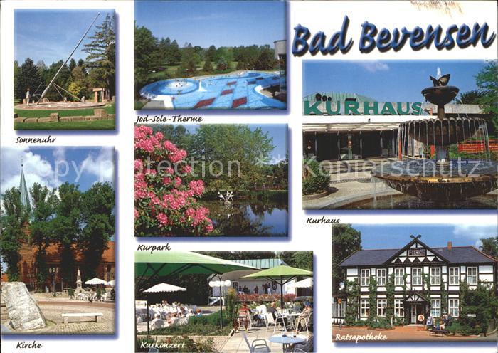 Bad Bevensen Sonnenuhr Ratsapotheke Kurhaus Kirche