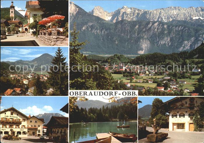 Oberaudorf Dorfplatz Wildbaren Luegsteine Baeckerbrunnen