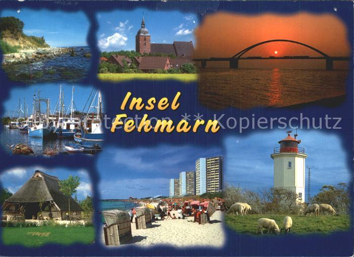 Fehmarn Turm Huette Strand Kirche Bruecke