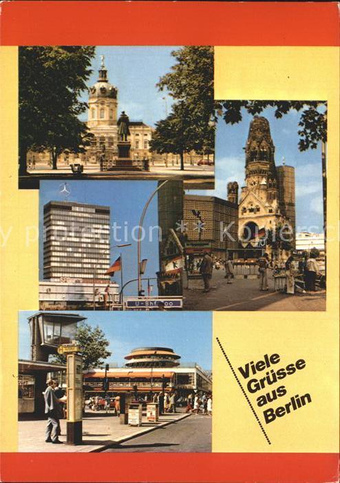 BERLIN CITY Schloss Charlottenburg Europa-Center Cafe Kranzler