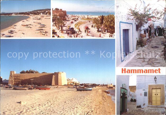 Hammamet Strand und Ortspartie