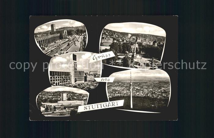 STUTTGART  CITY mit Sendeturm