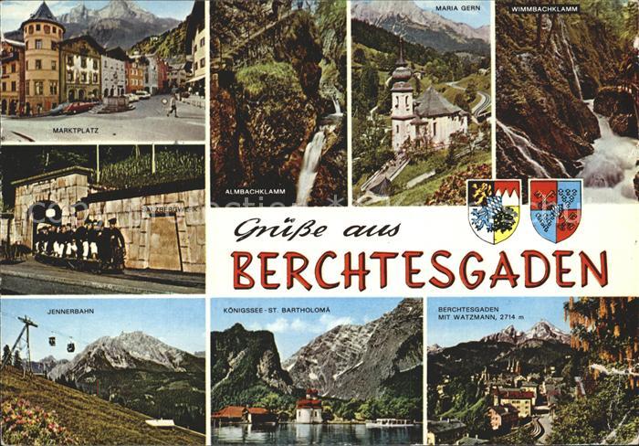 BERCHTESGADEN Bayern Wimmbachklamm Watzmann Koenigsee St. Bartholomae