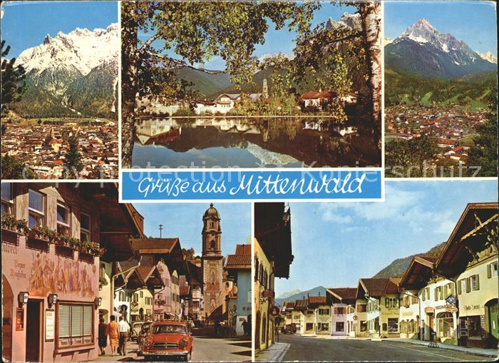 Mittenwald Bayern Kurpark Karwendelgebirge