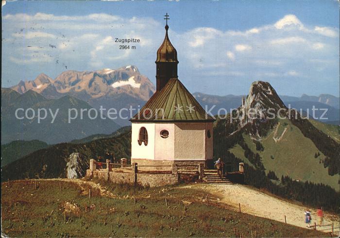 Bad Wiessee Wallberg-Kircherl mit Zugspitze