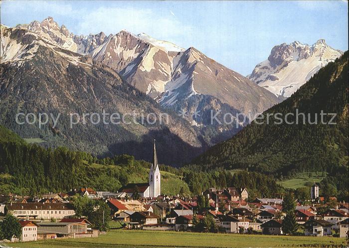 Oberstdorf mit Grossem Krottenkopf Kratzer