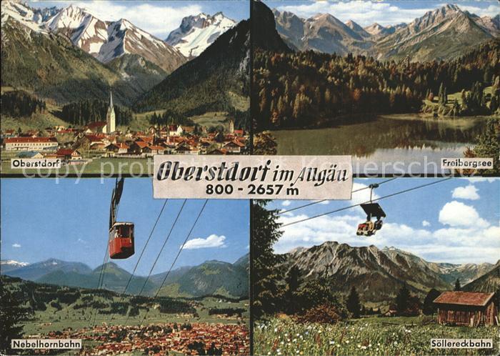 Oberstdorf Freibergsee Soellerckbahn Nebelhornbahn