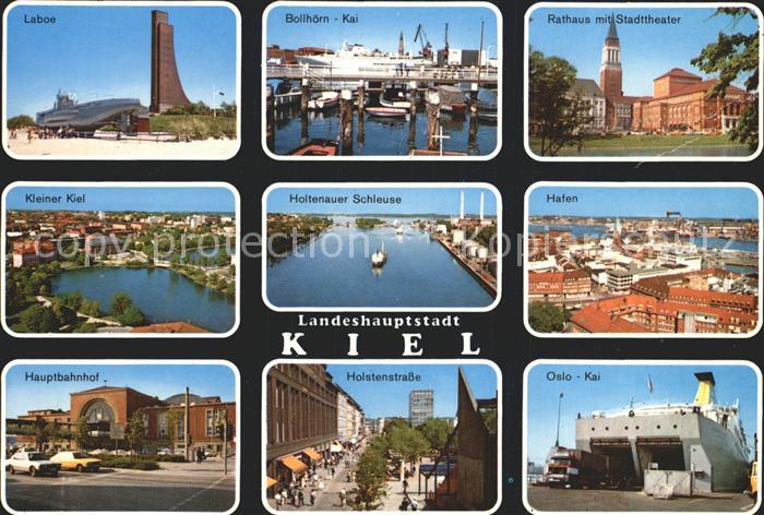 KIEL  CITY Holtenauer Schleuse Laboe Oslo-Kais Holstenstrasse