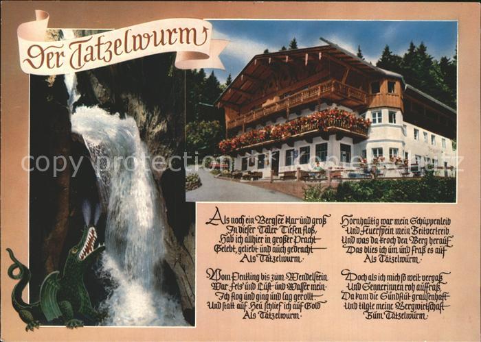 Oberaudorf Historisher Gasthof zum Feurigen Tatzelwurm