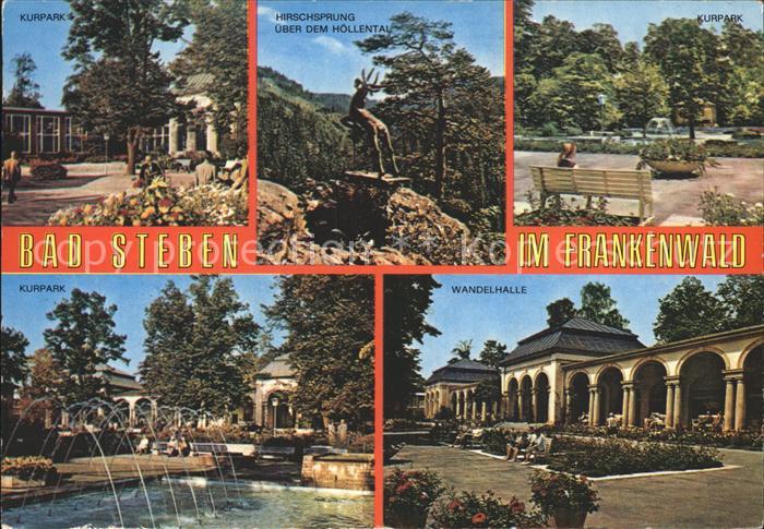 Bad Steben Frankenwals Wandelhalle Kurpark Hirschsprung