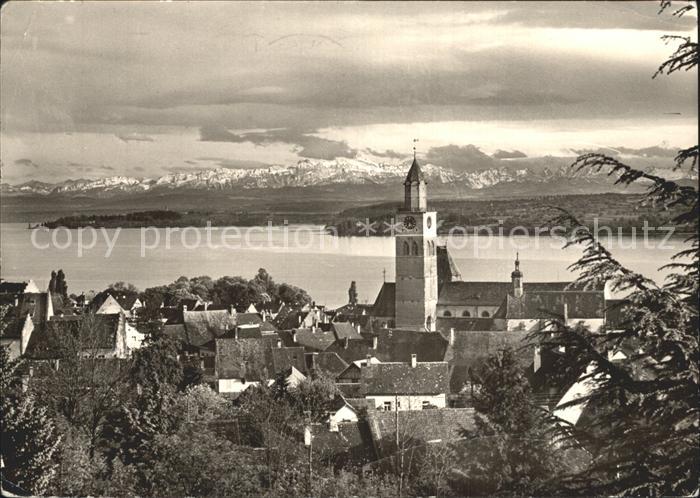 ueberlingen Bodensee mit Alpenblick