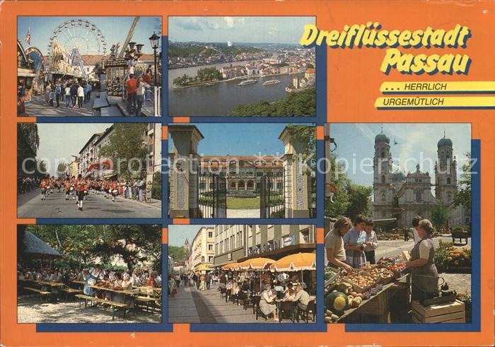 PAssAU Bayern Dreifluessestadt