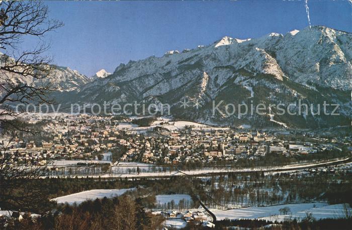 Bad Reichenhall mit Hohem Goell und Lattengebirge Predigtstuhl