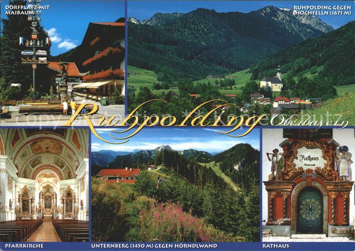 Ruhpolding Bayern Hochfelln Unternberg Rathaus