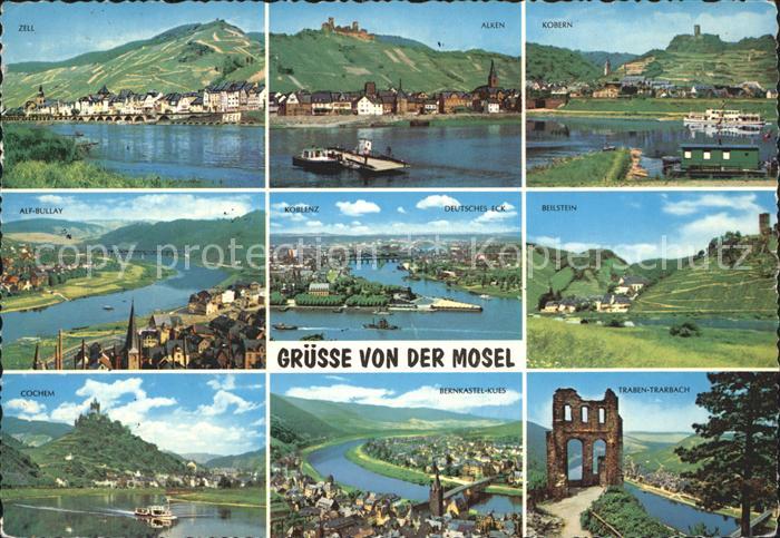Koblenz Rhein Moselgebiet Traben-Trarbach Cochem Alf-Bullay Zell Kobern