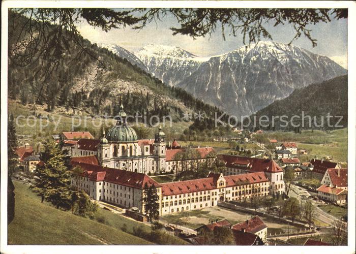 Ettal Fliegeraufnahme Benediktinerabtei