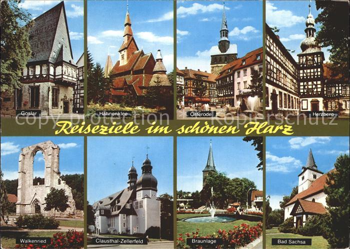 Harz Region Goslar Hahnenklee Osterod Herzberg Walkenried Clausthal-Zellerfeld