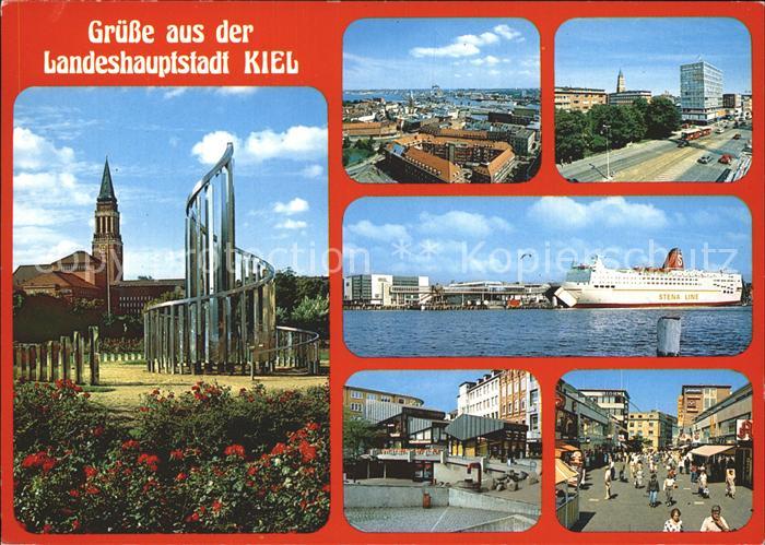 KIEL  CITY Faehrschiff Stena Line Ortsansichten