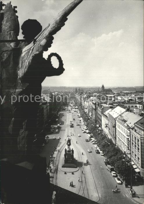 Praha Prahy Prague Vaclavske namesti Wenzelsplatz