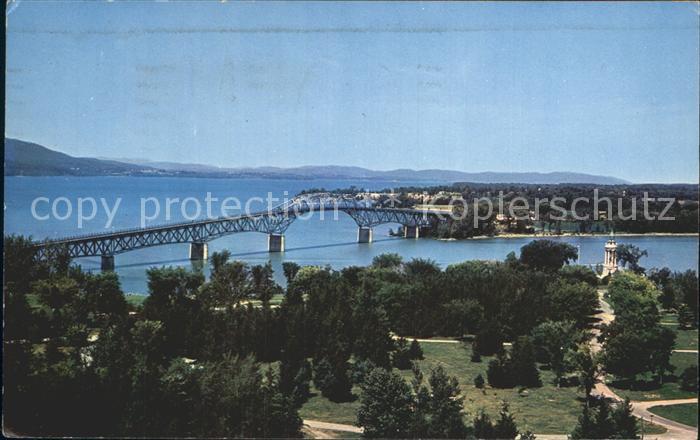 Champlain New York Champlain Bridge Fort St. Frederic Samuel D. Champlain Monume
