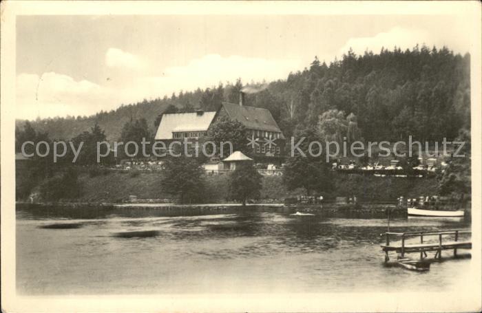 Talsperre Kriebstein Blick von der Badeanstalt