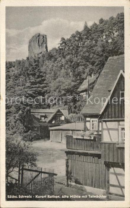 Rathen Saechsische Schweiz Alte Muehle Talwaechter