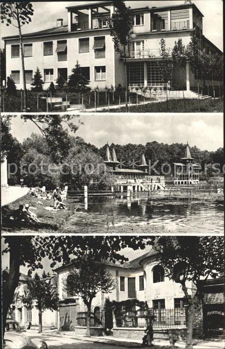 Heviz Waldbad Gebaeude