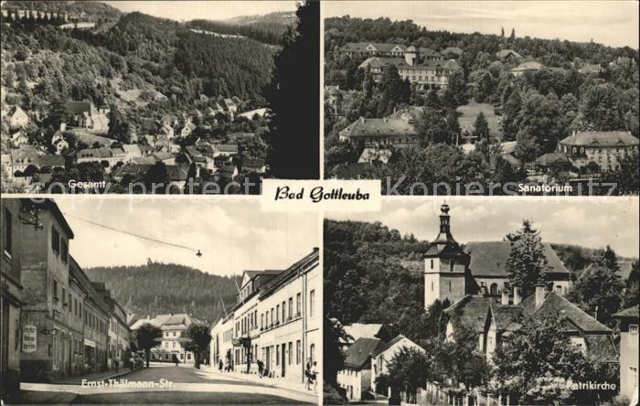 Bad Gottleuba-Berggiesshuebel Sanatorium Ernst-Thaelmann-Strasse Petrikirche