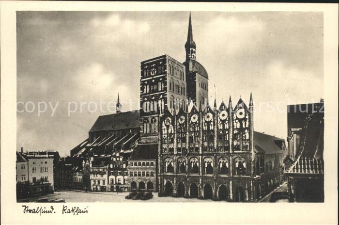Stralsund Mecklenburg Vorpommern Rathaus