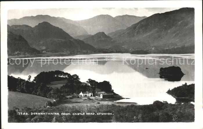 Derwentwater From Castle head Keswick
