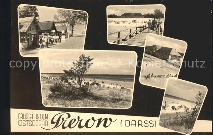 Prerow Ostseebad Kiosk Strand Seebruecke