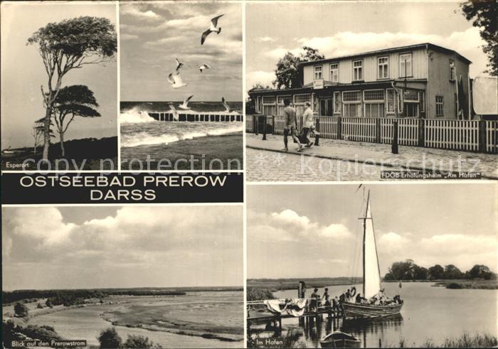 Prerow Ostseebad FDGB-Erholungsheim Am Hafen Esperort Moewe