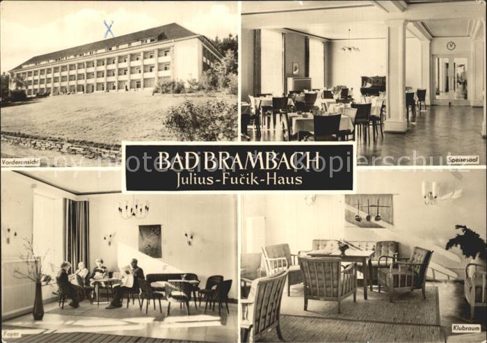 Bad Brambach Julius-Fucik-Haus Speisesaal Klubraum Foyer