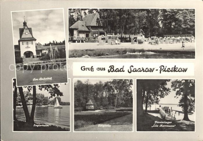 Bad Saarow-Pieskow Bahnhof Pionierlager Lilo Hermann Seglerheim