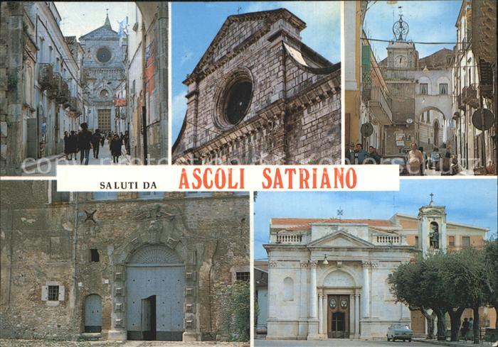 Ascoli Satriano Strassenansicht Gebaeude