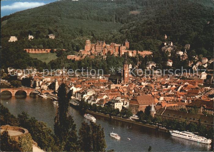 Heidelberg Neckar Schloss Alte Bruecke