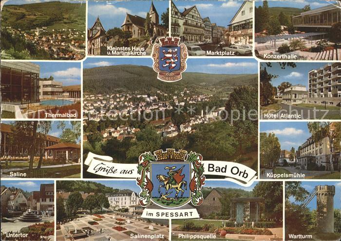 Bad Orb Hotel Atlantic Wartturm Salinenplatz Philippsquelle Martinskirche Marktp