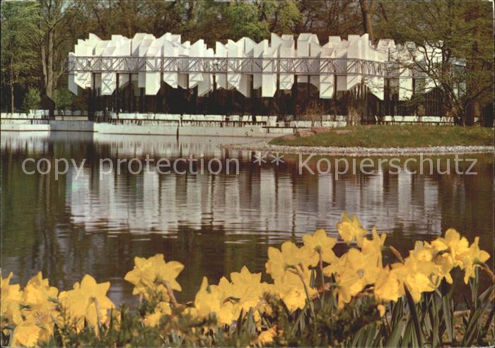Karlsruhe Baden Budesgartenschau Seerestaurant Schlossgarten