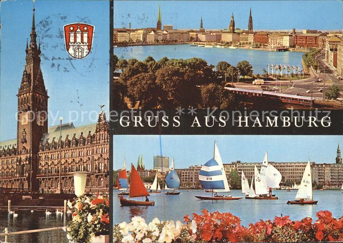 HAMBURG  CITY Segelboot