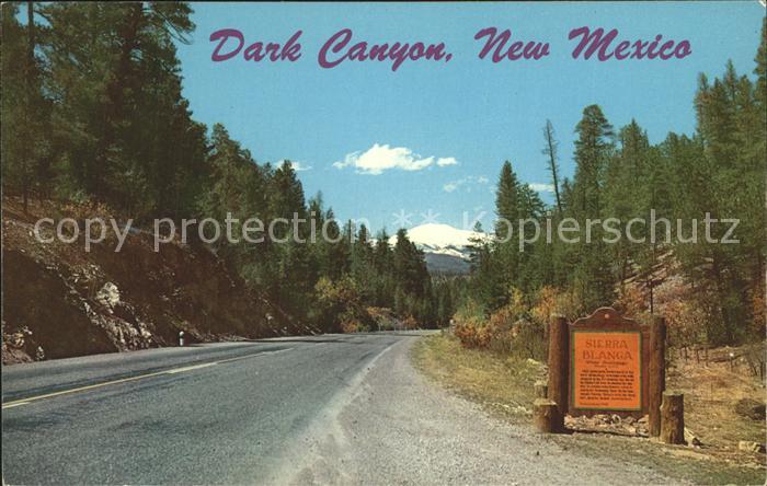 New Mexico US-State Dark Canyon