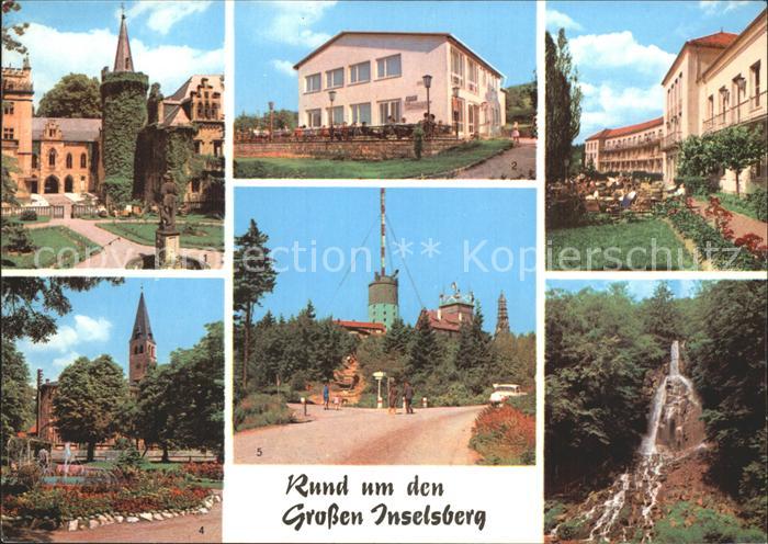 Grosser Inselsberg Friedrichroda Schloss Reinhardsbrunn Fischbach Erholungsheim
