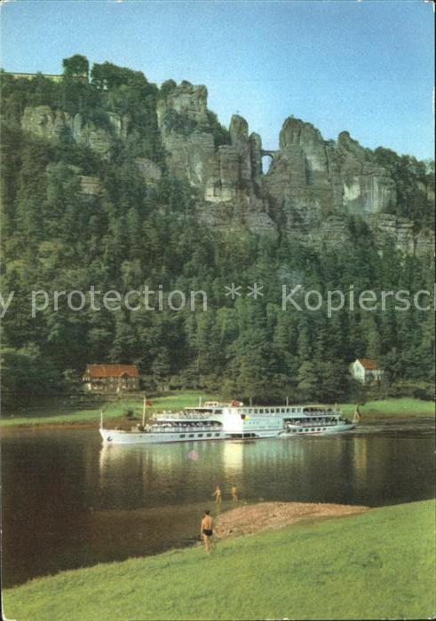 Bastei Saechsische Schweiz Luxusmotorschiff
