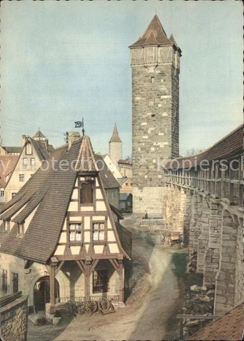 Rothenburg Tauber Alte Schmiede Roederturm