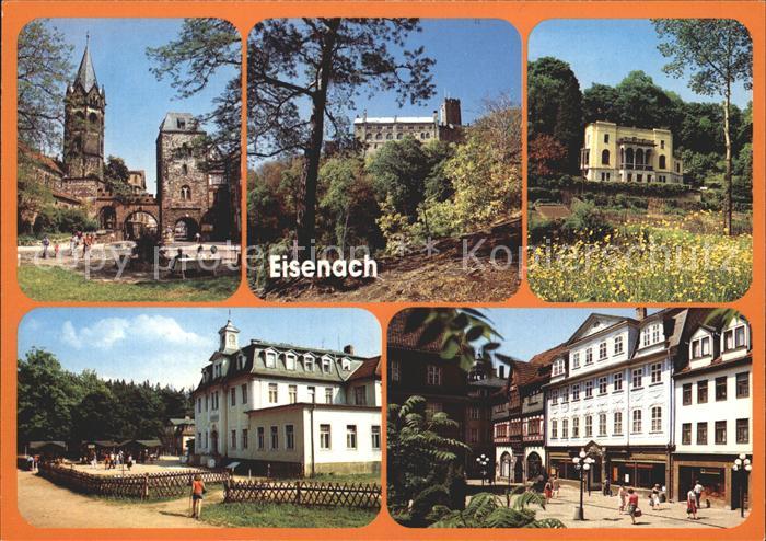 Eisenach Thueringen Nikolaikirche Nikolaitor Wartburg Reuter-Wagner-Museum Hotel