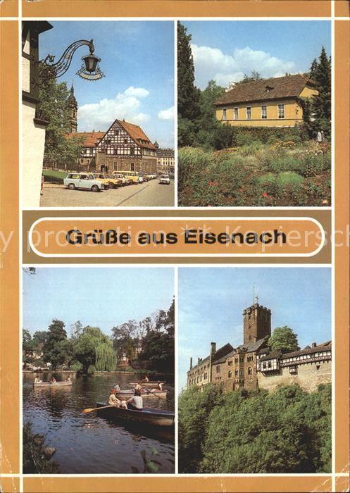 Eisenach Thueringen Residenzhaus Lutherplatz Kartausgarten Prinzenteich