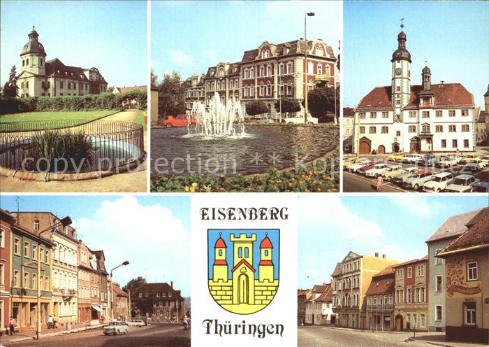 Eisenberg Thueringen Rathaus Schlosskirche Ernst-Thaelmann-Platz